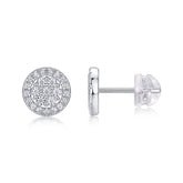 1Cosmic Conjecture S925 Sterling Silver Moissanite Stud Earrings