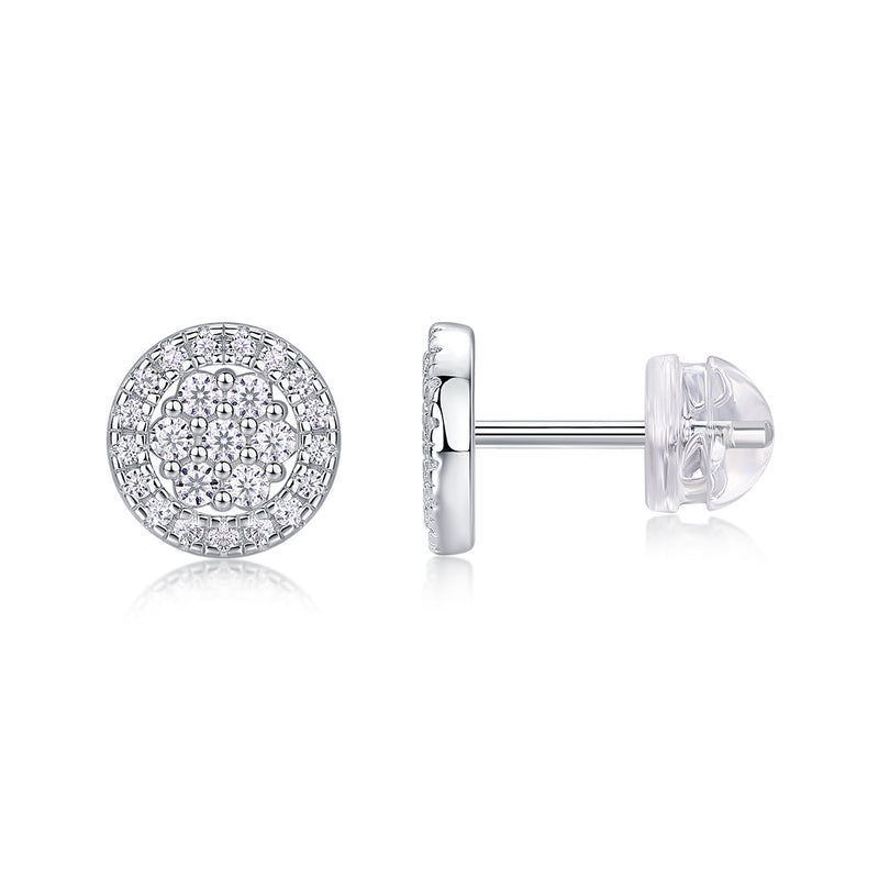Cosmic Conjecture Moissanite S925 Silver Stud Earrings Set - 1