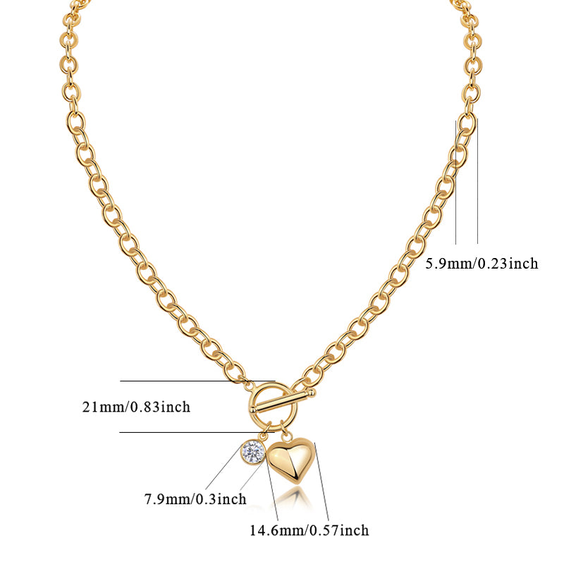 Luxury Moissanite Pendant Necklace Set in S925 Silver with 2 Carat Stone