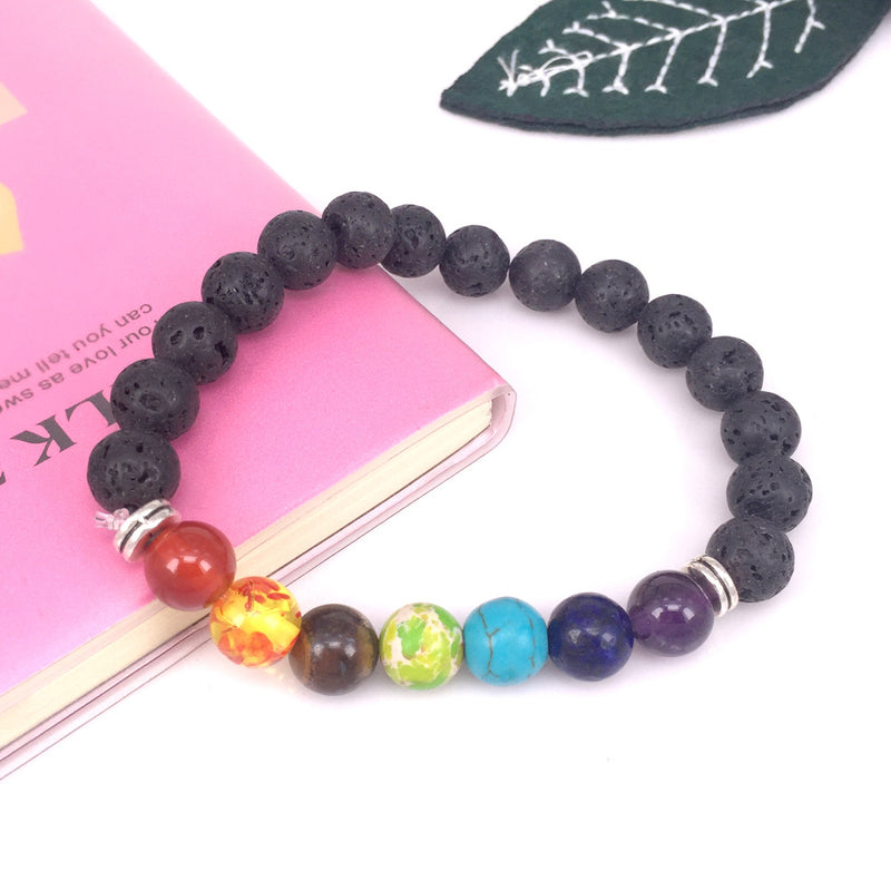 Black Onyx Beaded Bracelet for Women - 11