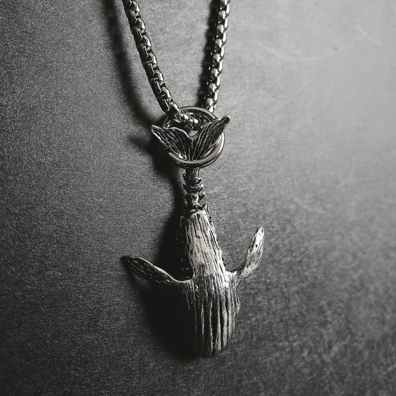 Bold Whale Pendant Necklace for Men and Women
