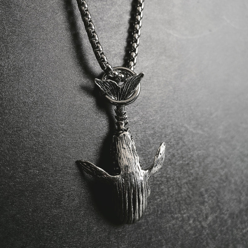 Bold Whale Pendant Necklace for Men and Women - 5