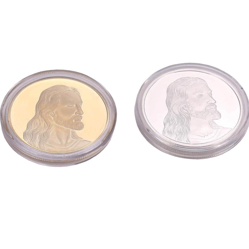 Jesus Commemorative Coin Fashion Jewelry