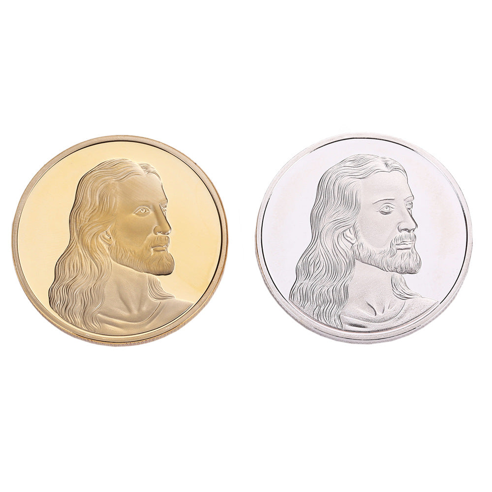 Jesus Commemorative Coin Fashion Jewelry