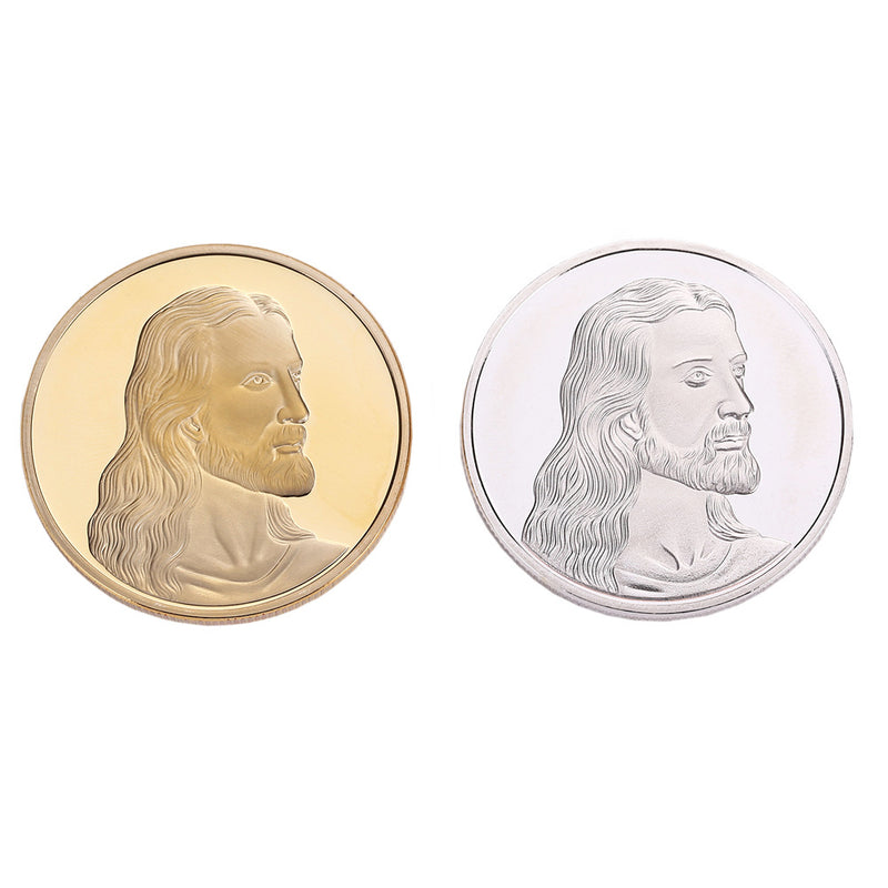 Jesus Commemorative Coin Fashion Jewelry - 2