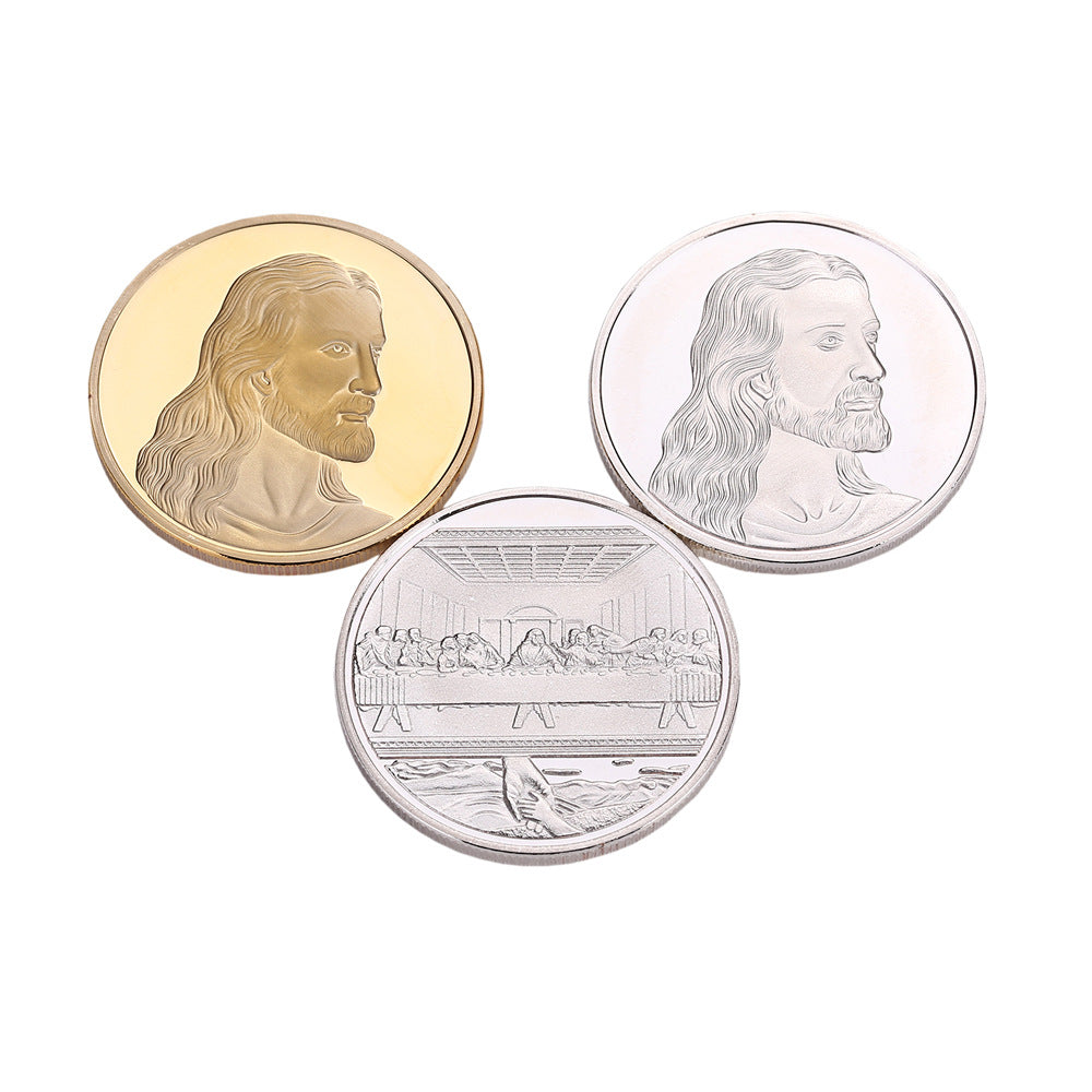 Jesus Commemorative Coin Fashion Jewelry