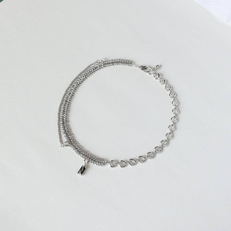 Frosty Wind Silver-Tone Clavicle Chain Necklace for Women - 2