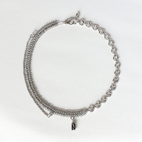 Frosty Wind Silver-Tone Clavicle Chain Necklace for Women