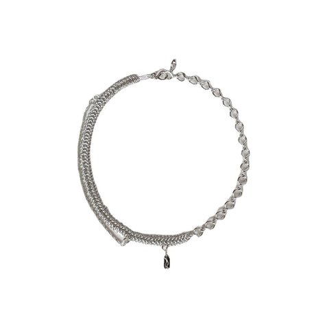 Frosty Wind Silver-Tone Clavicle Chain Necklace for Women