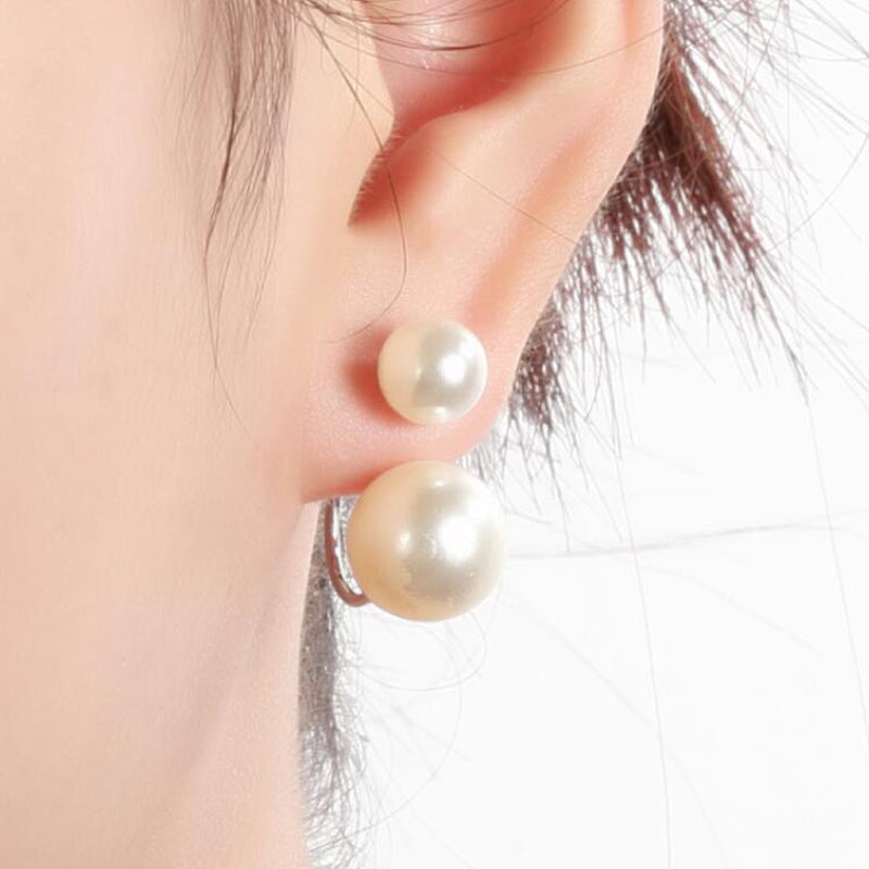 Natural Landscape Mountain Ear Climber Earring in Gold and Silver - 3