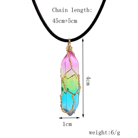 Women's Geometric Crystal Pendant Necklace