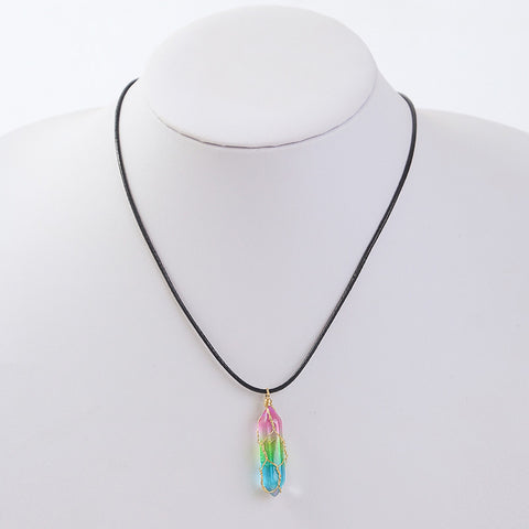 Women's Geometric Crystal Pendant Necklace