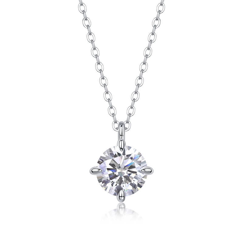 2-Carat Moissanite Pendant Necklace in S925 Silver - 5