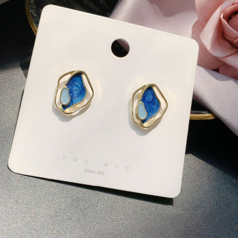 Sterling Silver Minimalist Small Stud Earrings for Women