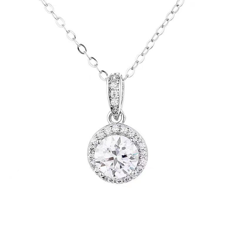 Modern Geometric Pendant Necklace for Valentine's Day - 3