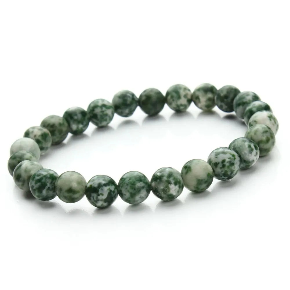 Blue Aventurine and Sandstone Beaded Bracelet for Women