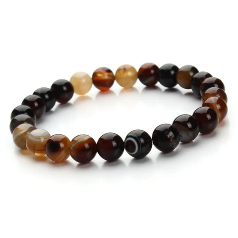 Blue Aventurine and Sandstone Beaded Bracelet for Women