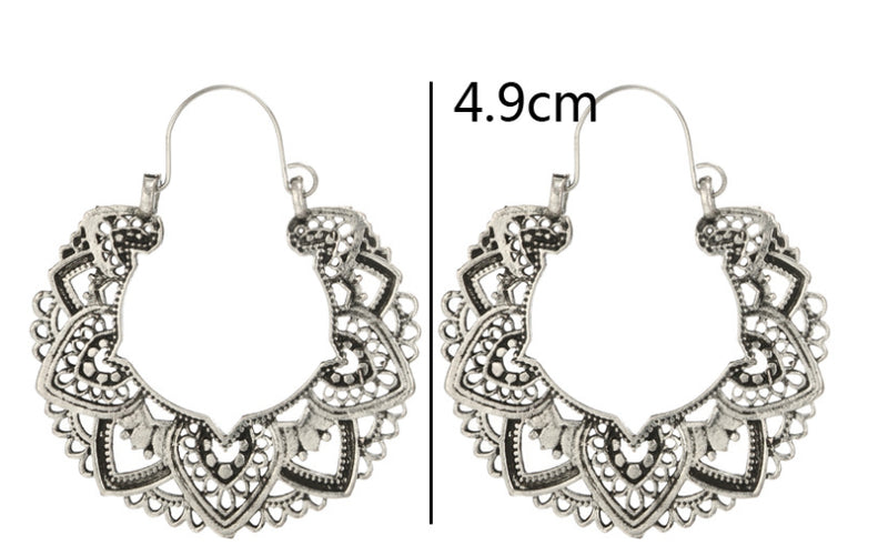 Bohemian Ethnic Alloy Earrings for Bold Fashion - 4