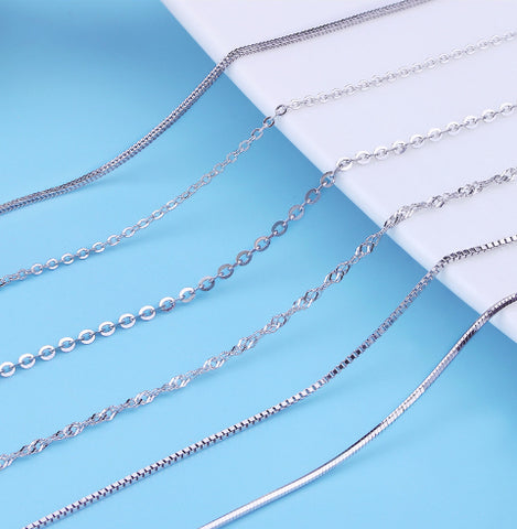 S925 Sterling Silver Minimalist Necklace