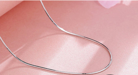 S925 Sterling Silver Minimalist Necklace