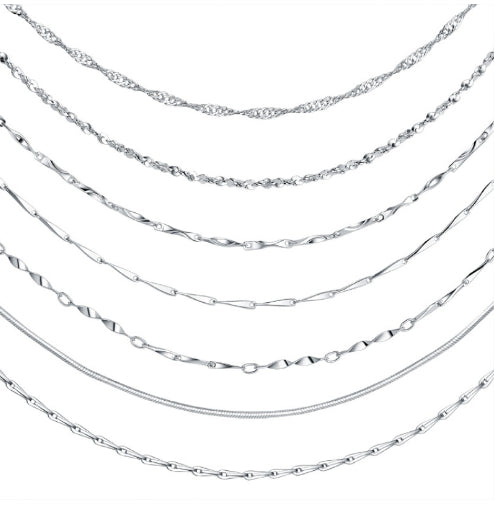S925 Sterling Silver Minimalist Necklace