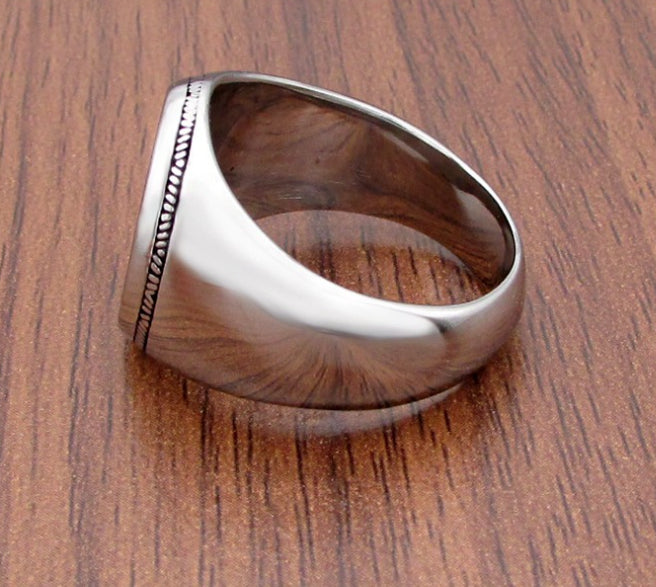 Handcrafted Stainless Steel Celtic Tree of Life Ring