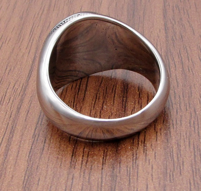 Handcrafted Stainless Steel Celtic Tree of Life Ring