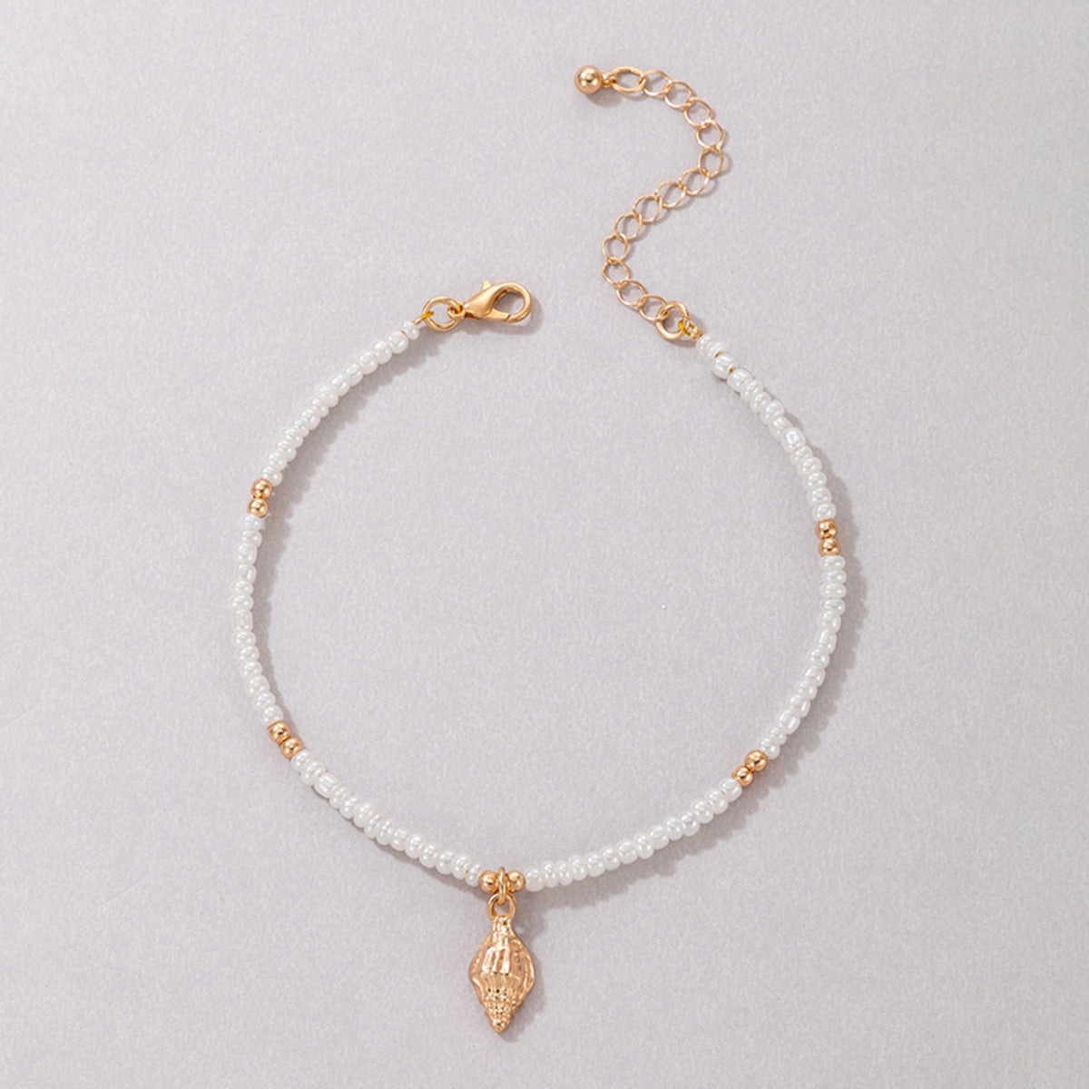Bohemian Shell Anklet for Beach Vacation