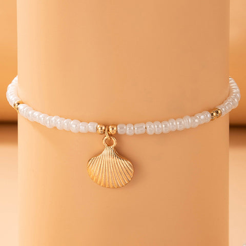 Bohemian Shell Anklet for Beach Vacation