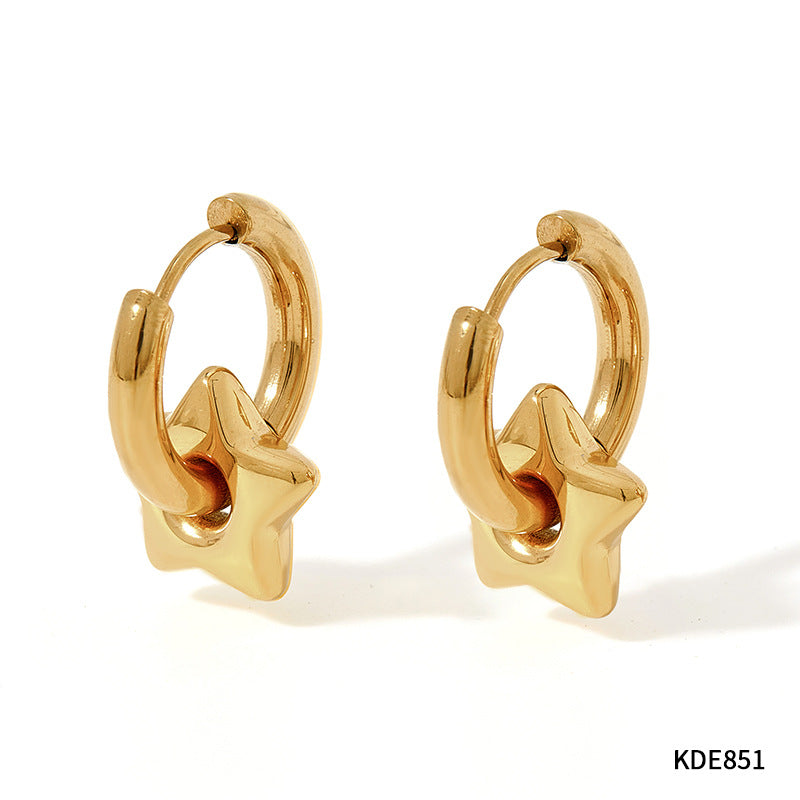 XINGX Stainless Steel Minimalist Hoop Earrings