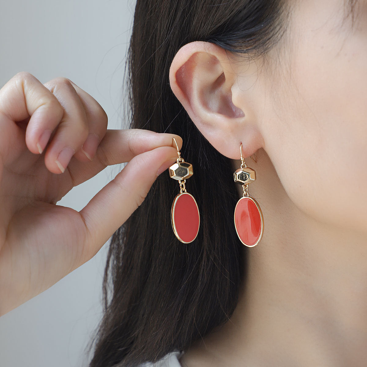 Colorful Flower Alloy Stud Earrings for Women Summer Fashion