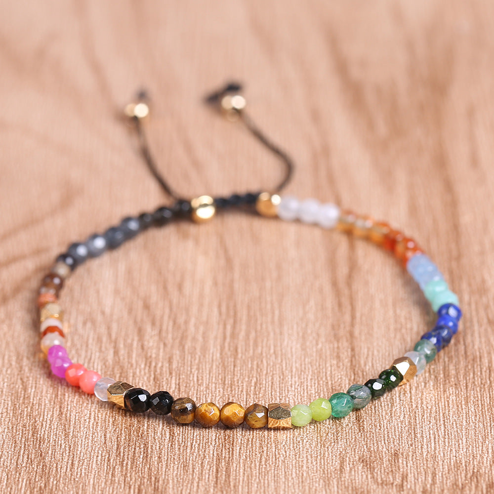 12 Constellations Chakra Stones Alloy Bracelet