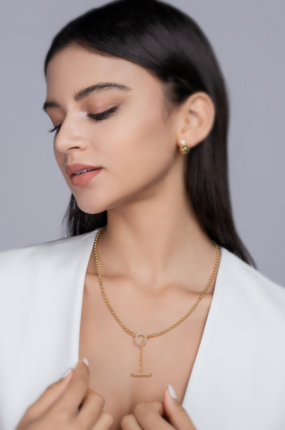 Light and Shadow Moissanite Sterling Silver Necklace