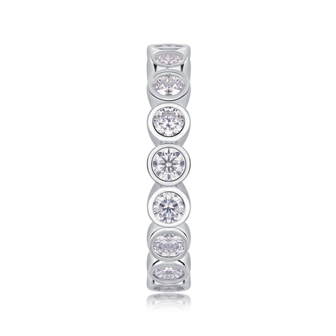 Luxury Moissanite S925 Silver Ring for Bridal Fashion