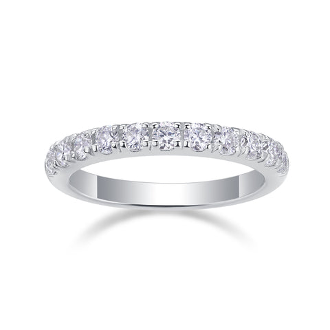 S925 Silver Moissanite Ring Luxury Parallel World Design