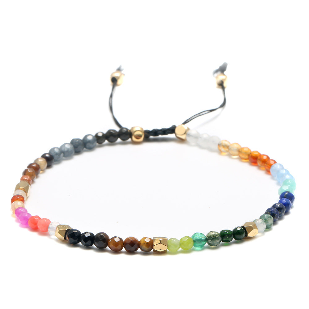 12 Constellations Chakra Stones Alloy Bracelet