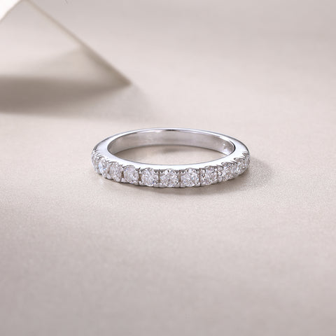 S925 Silver Moissanite Ring Luxury Parallel World Design