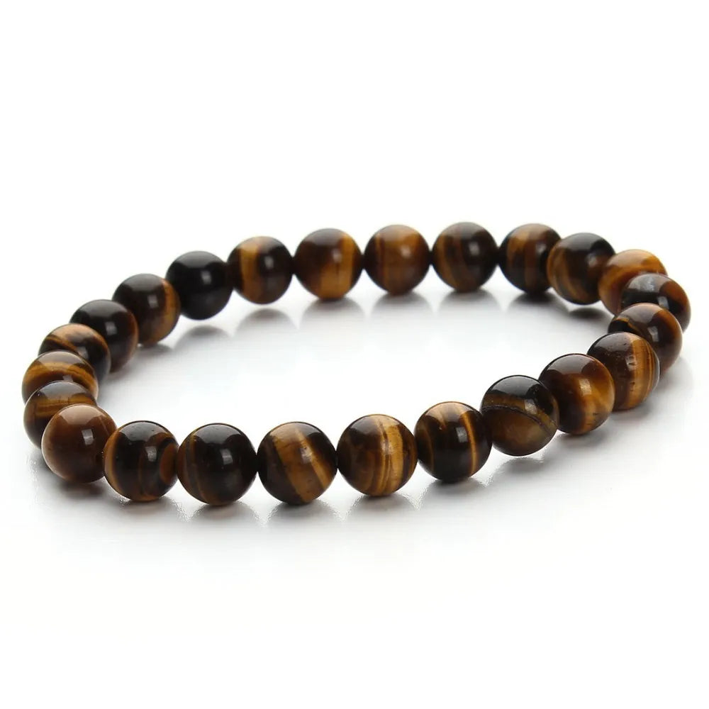 Blue Aventurine and Sandstone Beaded Bracelet for Women