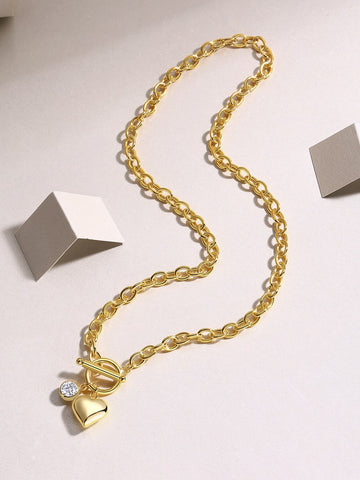 Luxury 2 Carat Moissanite Pendant Necklace in S925 Silver Modern & Elegant
