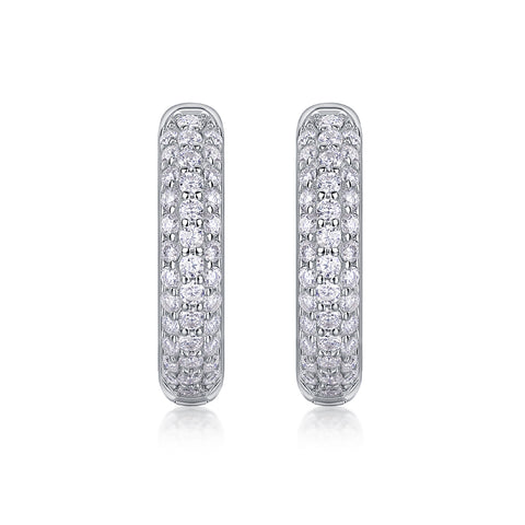 S925 Silver Star Moissanite Stud Earrings Modern Elegant Fine Jewelry