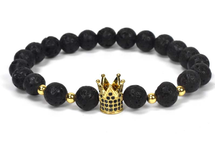 Natural Stone Owl Head Yoga Bracelet for Everyday Wear