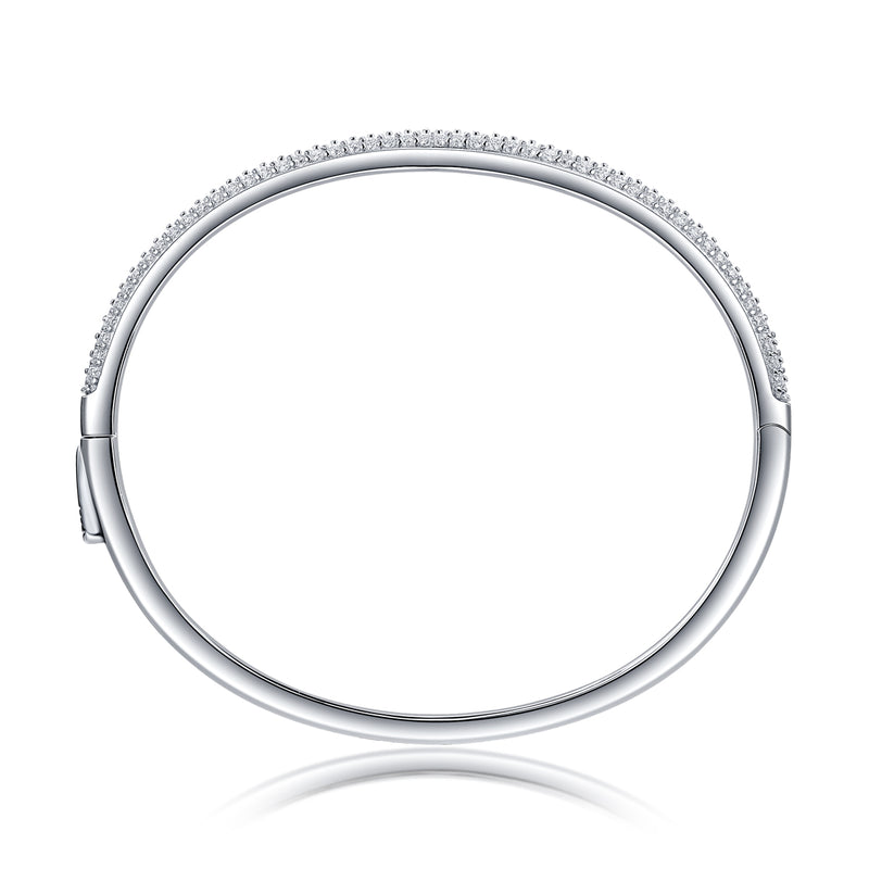1Monologue S925 Silver Moissanite Bracelet Elegant Minimalist Fine Jewelry - 3