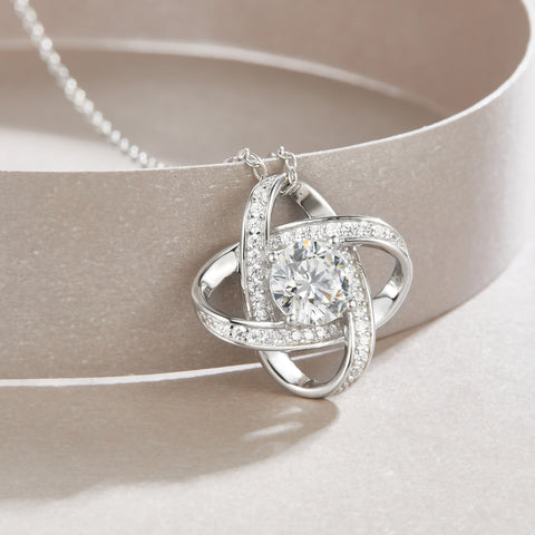 1Carat Moissanite Pendant Set in S925 Sterling Silver with Platinum Plating