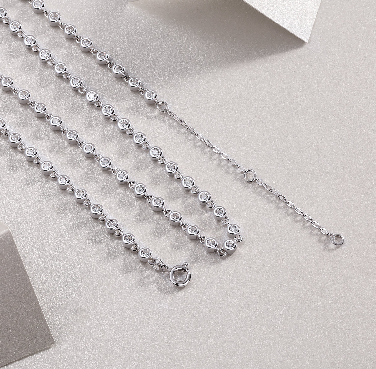 1Heart-to-heart Moissanite Pendant Set in S925 Sterling Silver with Platinum Plating