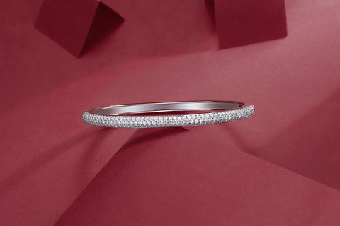 1Monologue S925 Silver Moissanite Bracelet Elegant Minimalist Fine Jewelry