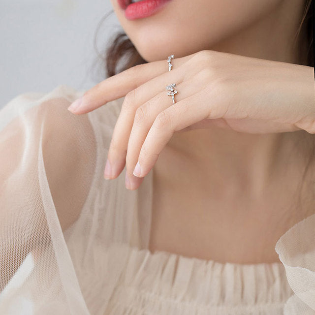 Minimalist Zodiac Sign Silver Ring for Everyday Wear - 13