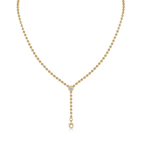 1Time Interlaced Moissanite Necklace Pendant Set S925 Sterling Silver Gold Plated Modern Elegant