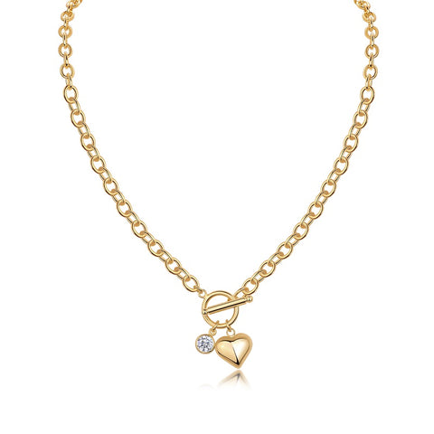 Luxury 2 Carat Moissanite Pendant Necklace in S925 Silver Modern & Elegant