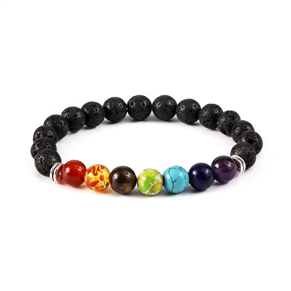 Black Onyx Beaded Bracelet for Women
