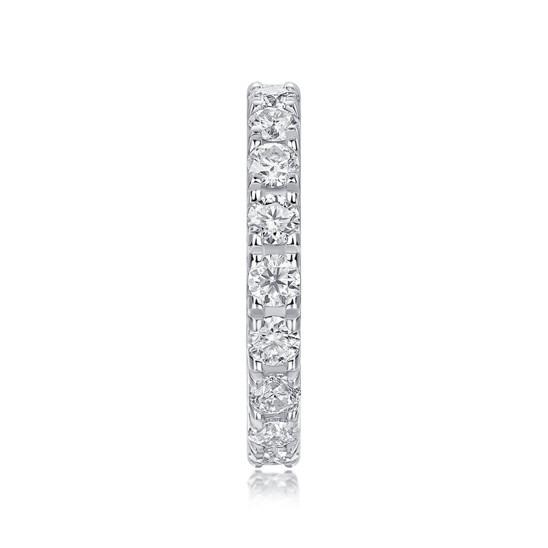 S925 Silver Starry Sky Moissanite Eternity Ring Elegant Fashion Jewelry - 4